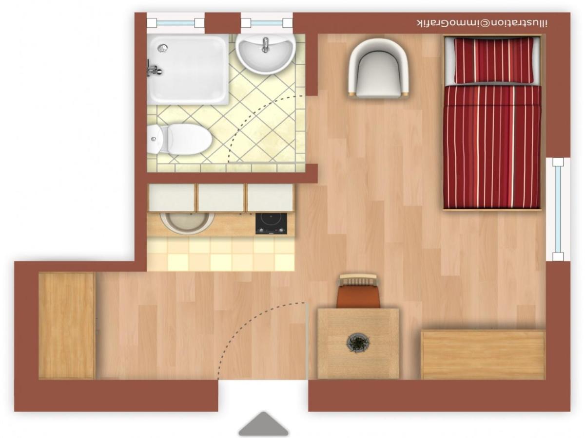 Rosenhof Am See Ferienwohnung Silberdistel Тирзее Екстериор снимка